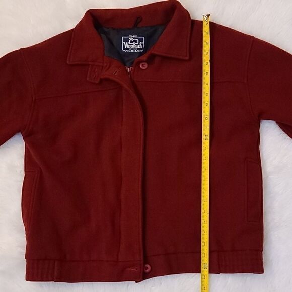 Vintage Woolrich Woman Wool maroon jacket - Picture 5 of 7